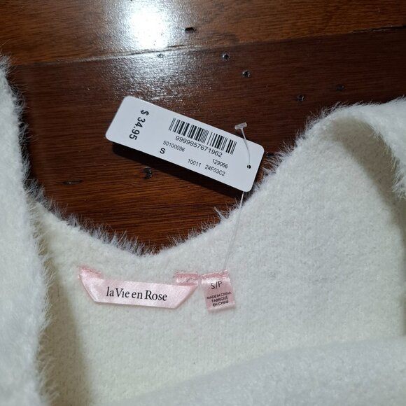 La Senza fuzzy sleepwear leisure tank top size S - Picture 2 of 2